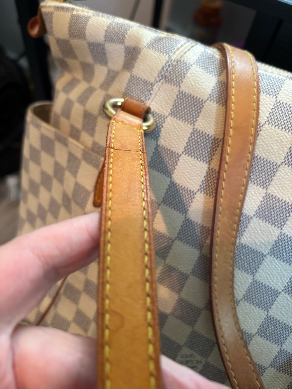 Authentic Louis Vuitton Discontinued Totally MM Tote – Damier Azur Canvas - Picture 10 of 16